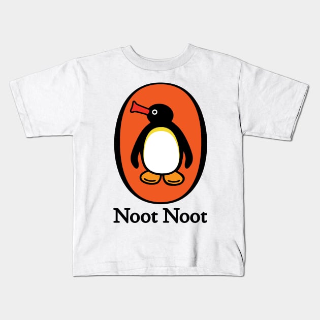 Noot Noot Kids T-Shirt by Daletheskater